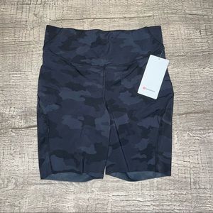 Lululemon Base Pace HR Short 8" H3DC 12 Heritage 365 Camo Deep Coal Multi